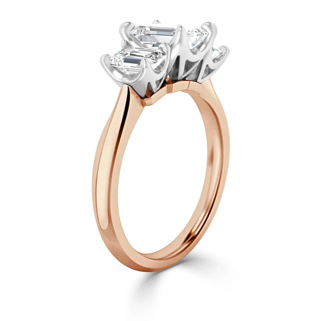 Emily - 18ct Rose Gold - Asscher