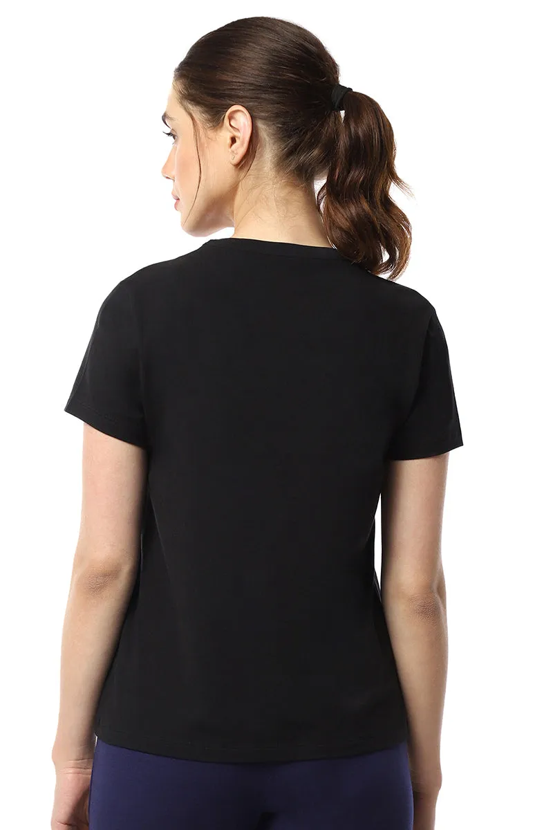 Essential Basic Cotton Tee - Jet Black