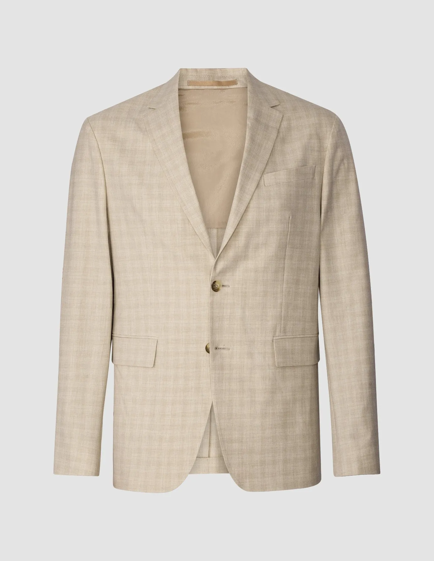 Essential Easy Blazer Slim Warm Sand