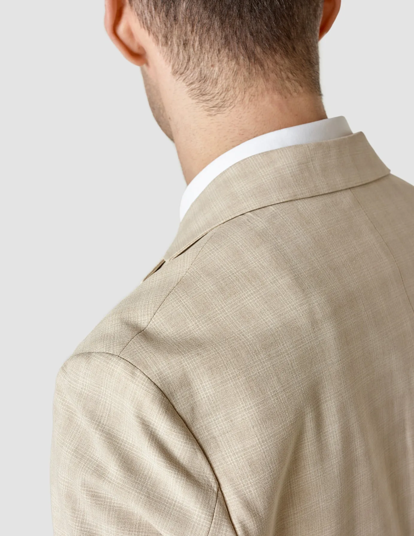 Essential Easy Blazer Slim Warm Sand