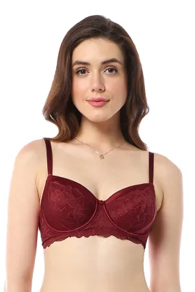 Eternal Bliss Non-padded Wired Bra - Rio Red