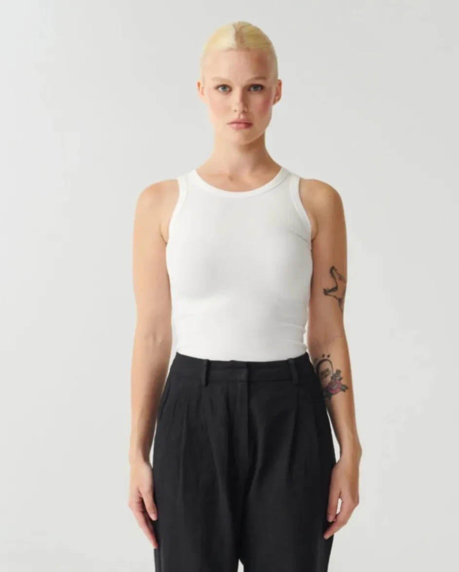 Eve Racer Tank White