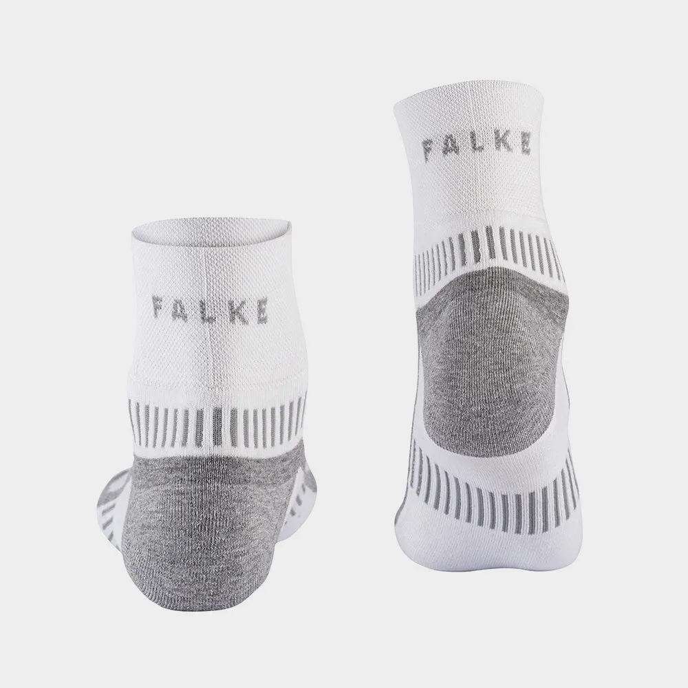 Falke Unisex Stride Hidden Sock White/Multi _ 180722 _ White