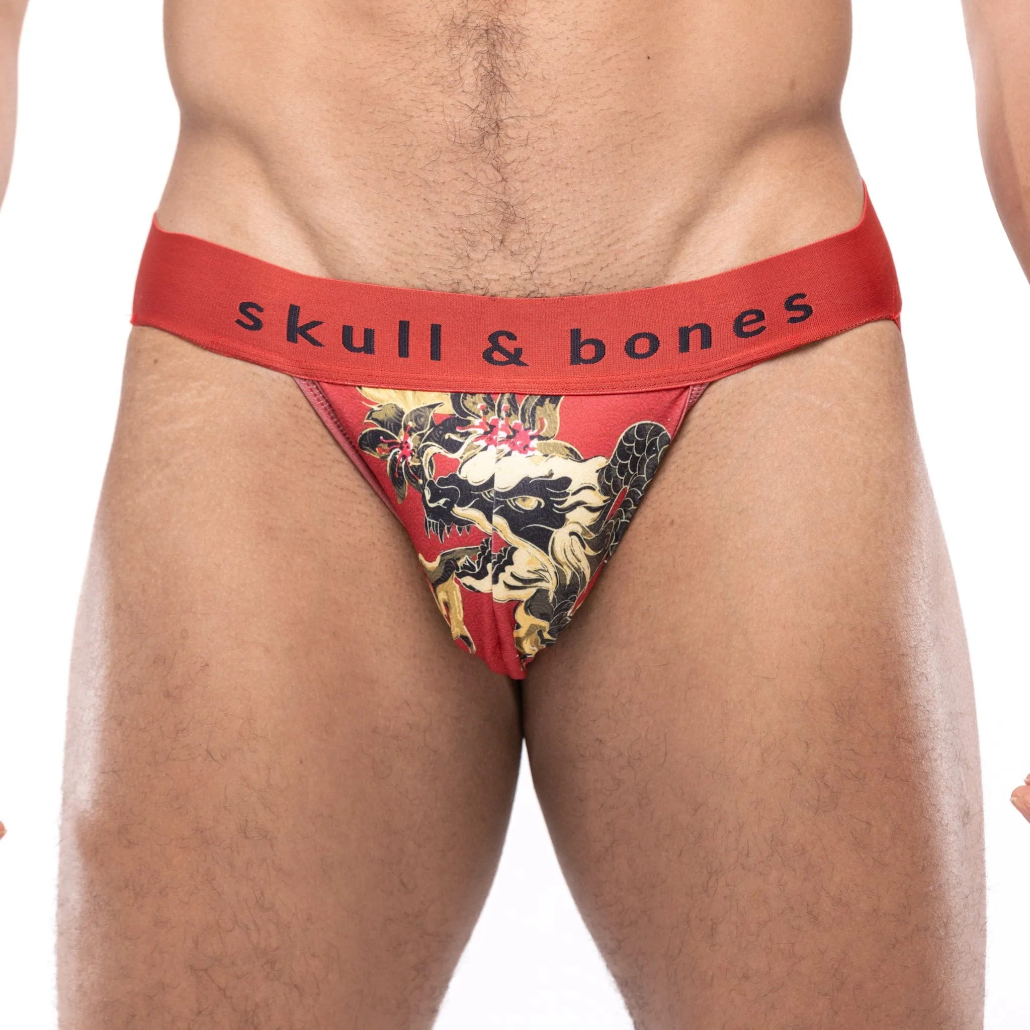 Fire Breathing Dragon Jock Red