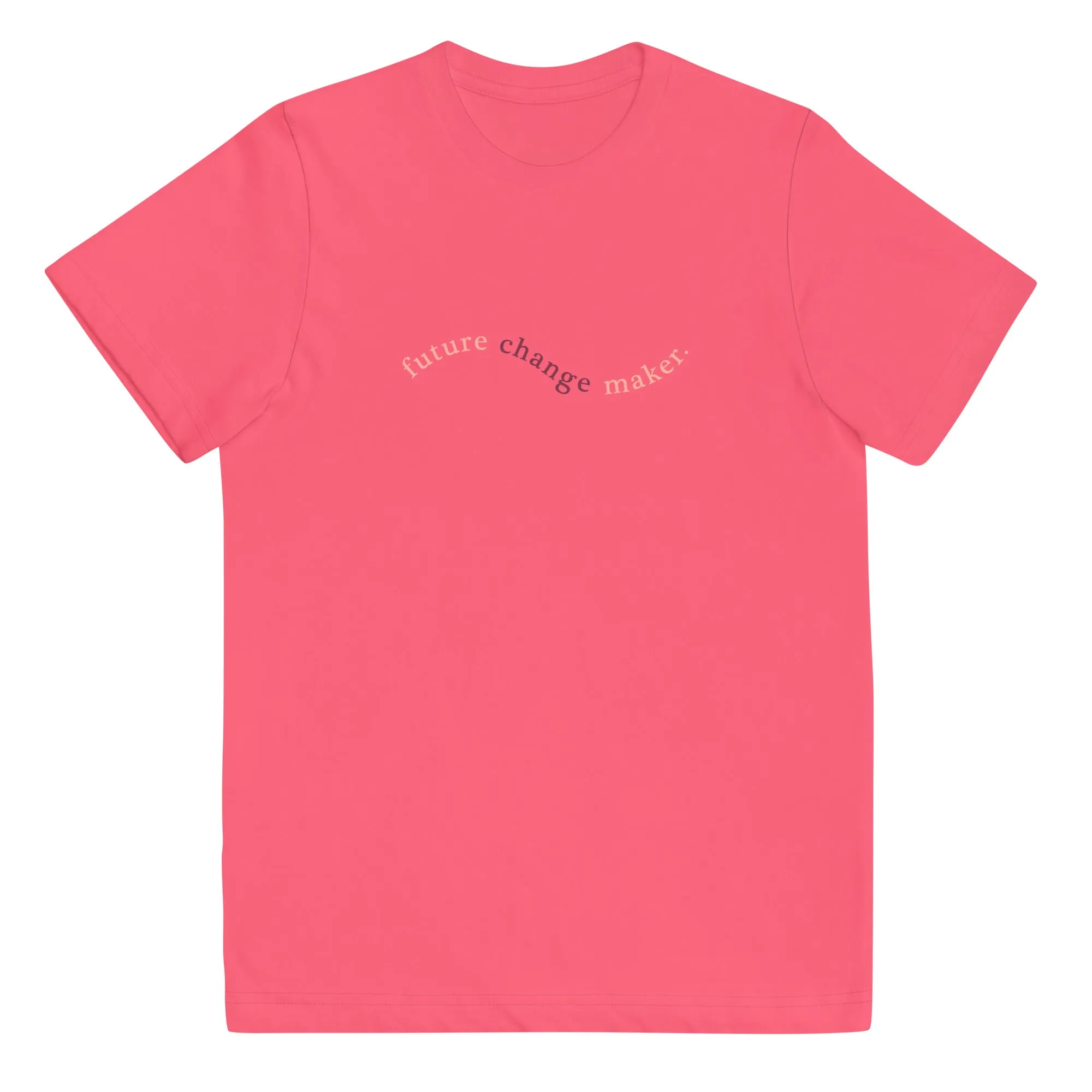 Future Change Maker Kids Tee-Pink