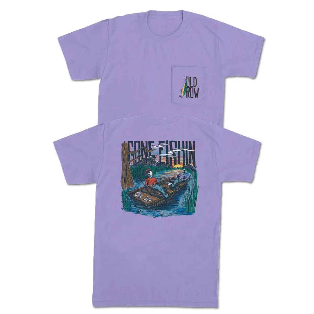 Gone Fishin' Pocket Tee