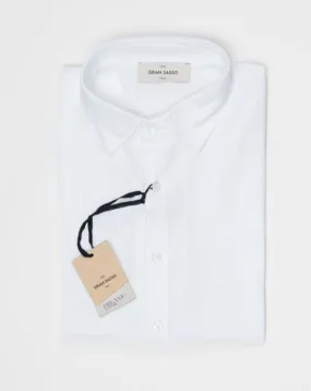 Gran Sasso Cotton Jersey Shirt / White