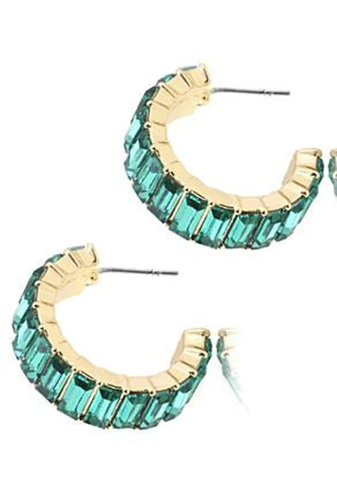 GRAZIELLA - GOLD GEM STONE EARRING