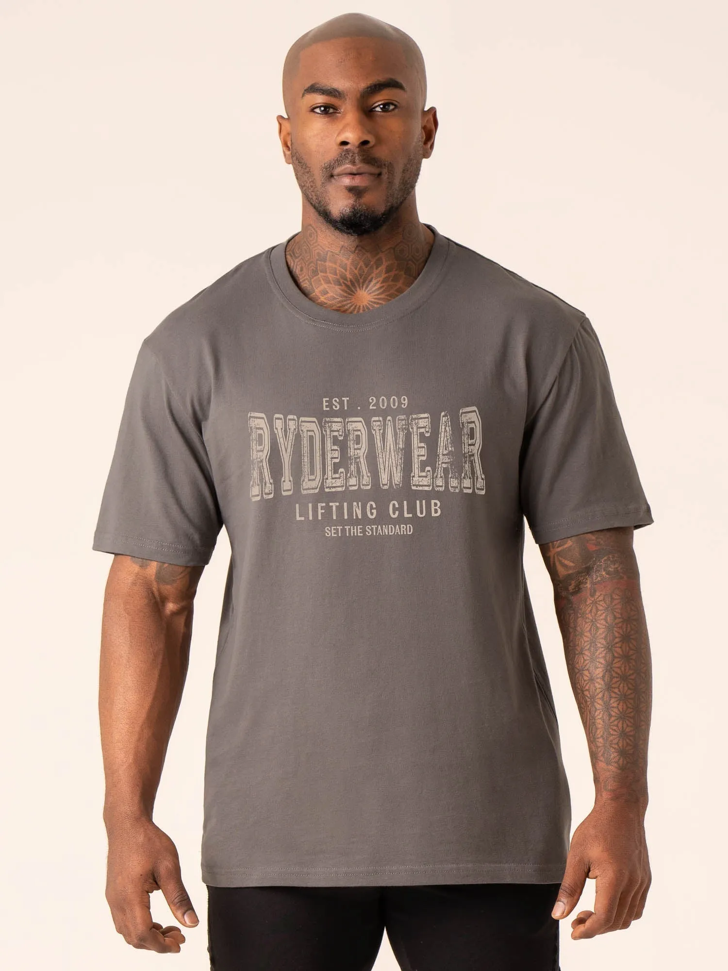 Grit Oversized T-Shirt - Charcoal