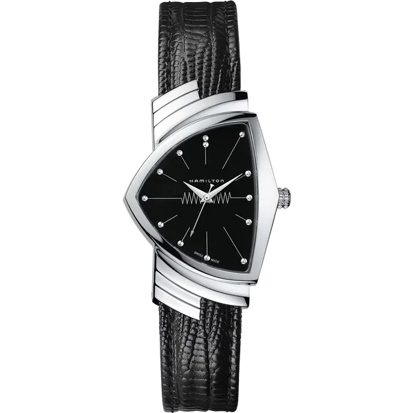 Hamilton H24411732 Ventura Quartz Men In Black 32mm