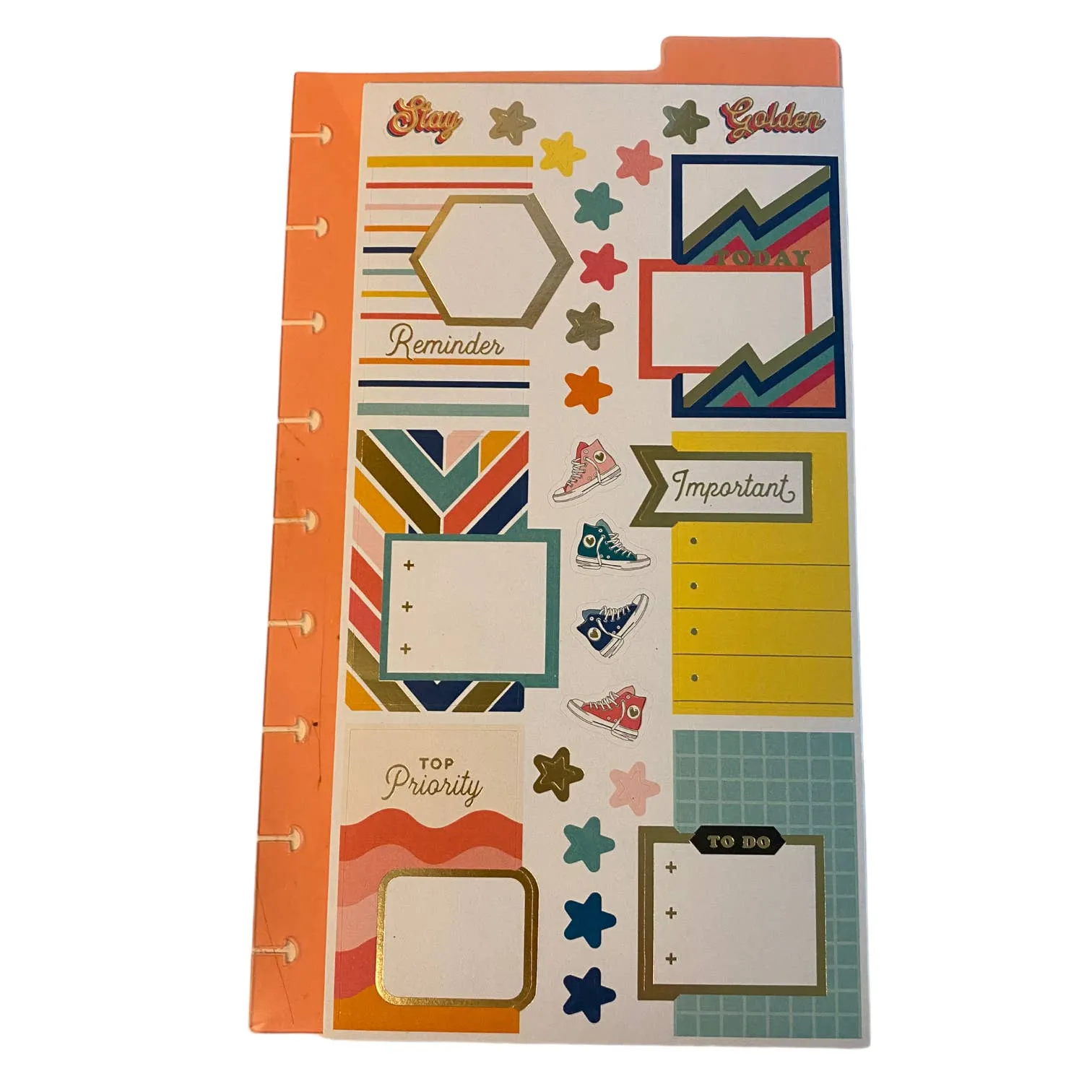 Happy Planner 628 Piece Student Sticker Book With Insert