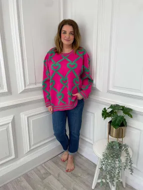 Haven Tromso Heart Knit - Azalea