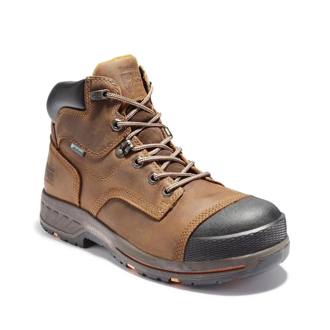 Helix HD 6 Inch Composite-Toe Waterproof Work Boot Brown