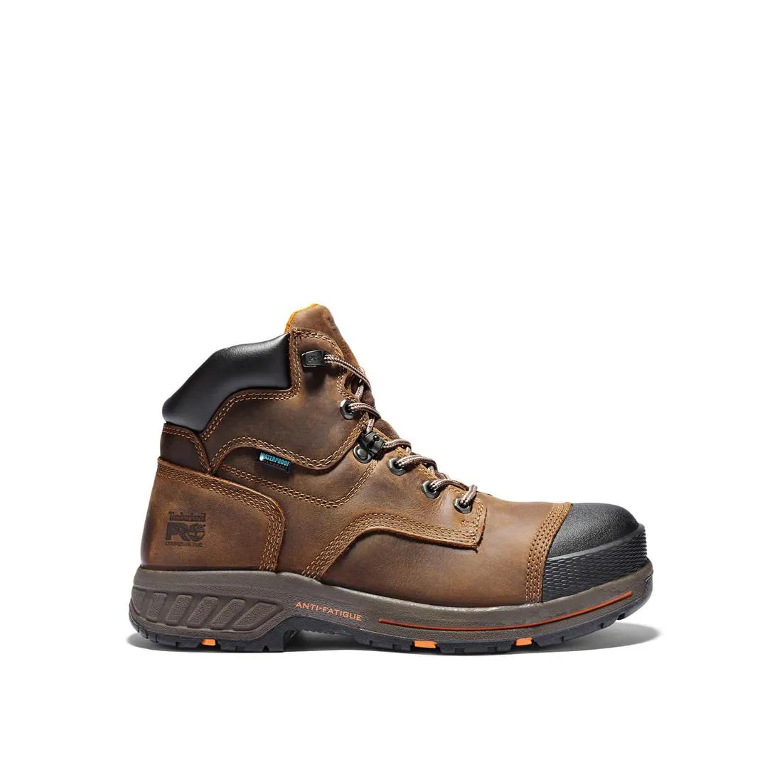 Helix HD 6 Inch Composite-Toe Waterproof Work Boot Brown