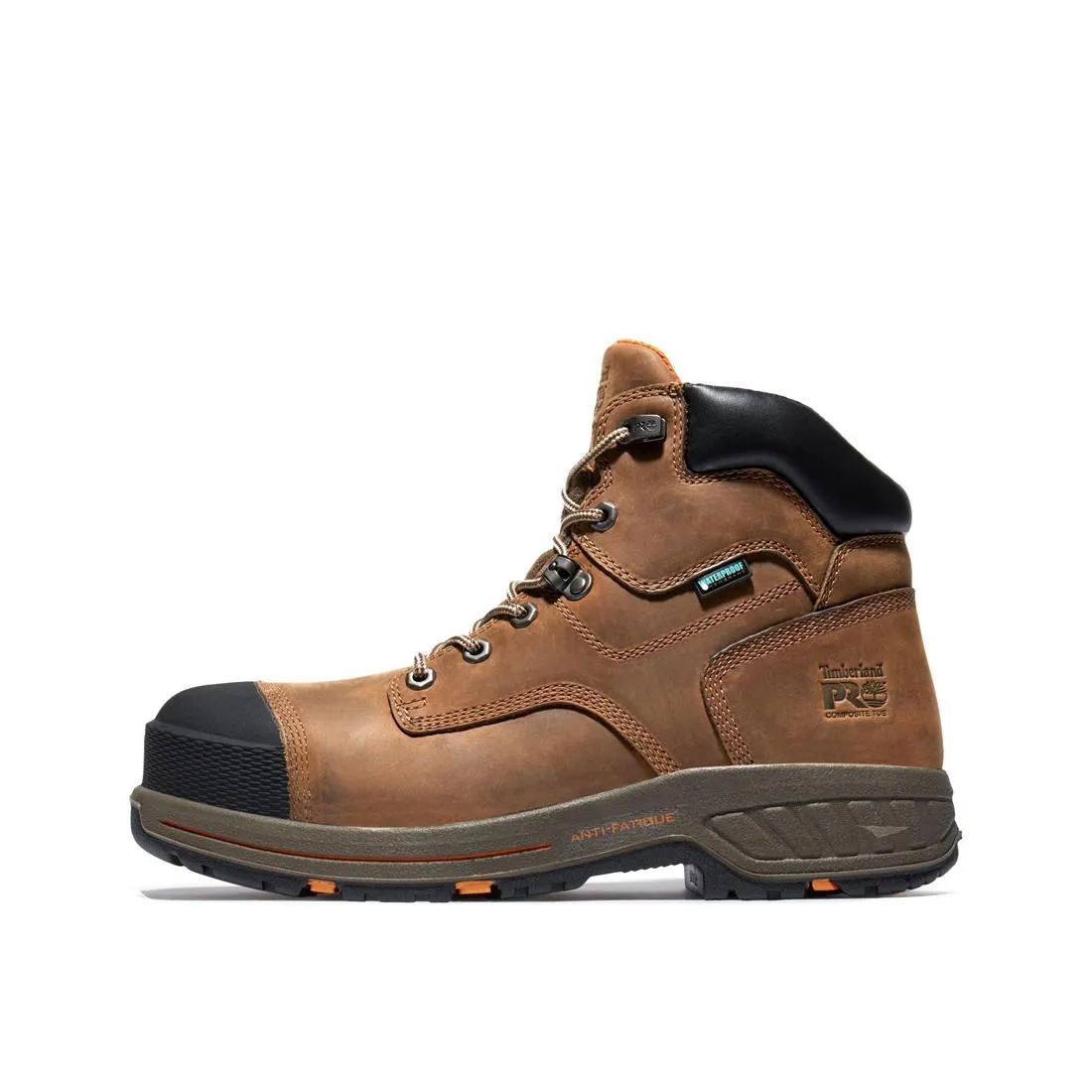 Helix HD 6 Inch Composite-Toe Waterproof Work Boot Brown