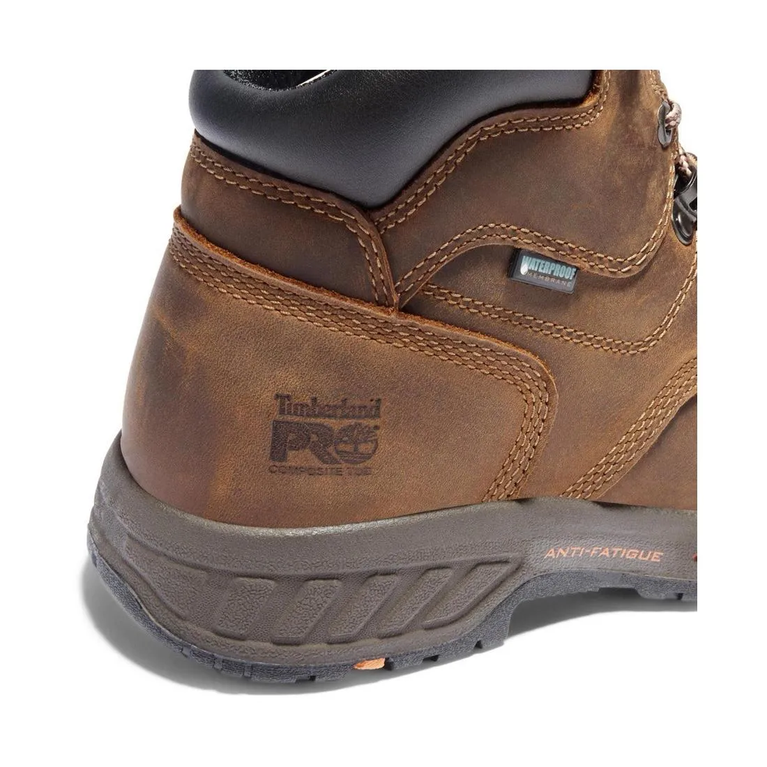 Helix HD 6 Inch Composite-Toe Waterproof Work Boot Brown