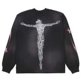 Hellstar QR Christ Longsleeve Black