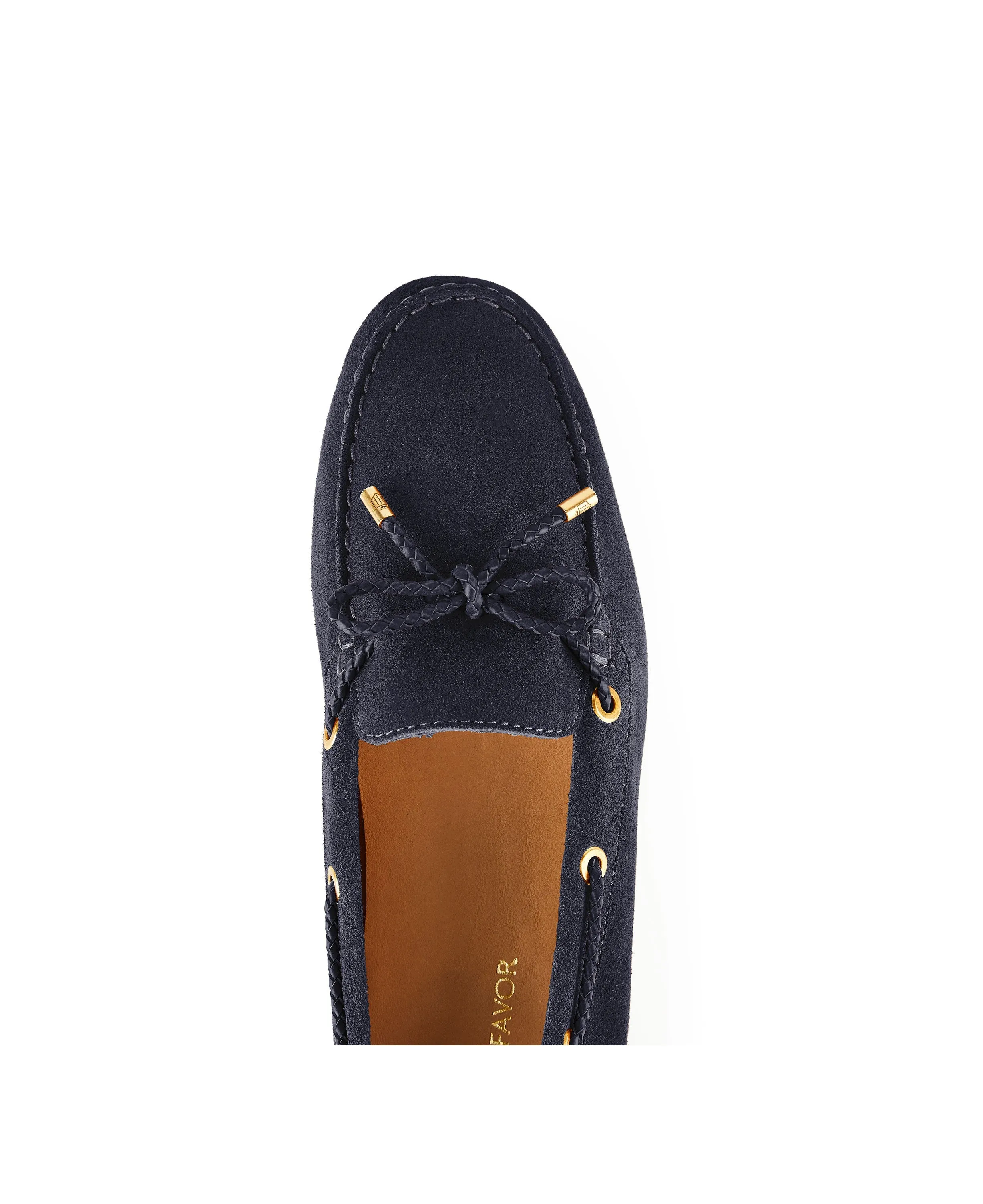 Henley Suede Driving Shoe - Navy