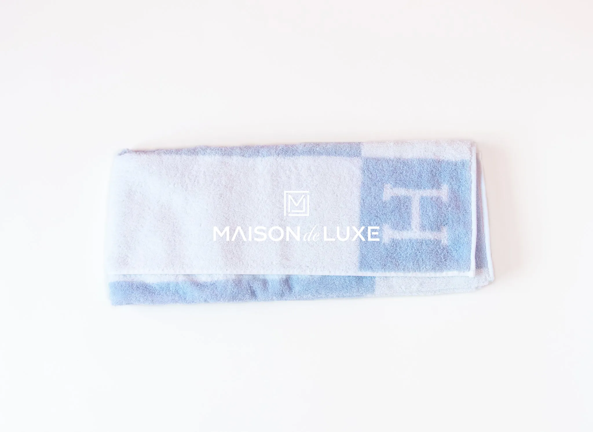 Hermes Blue Avalon Cotton Face Towel