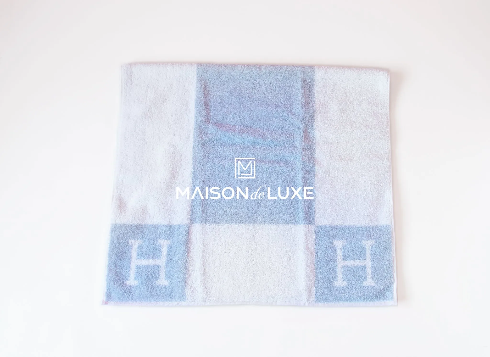 Hermes Blue Avalon Cotton Face Towel