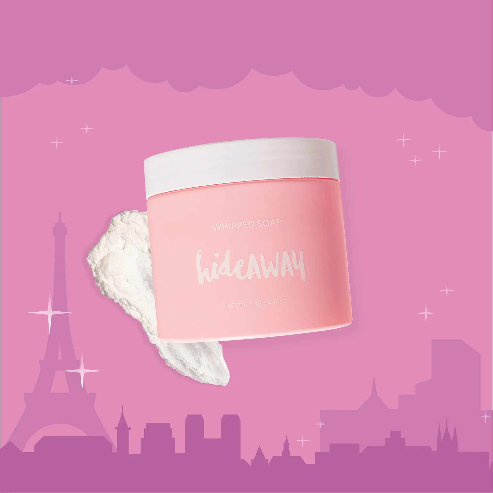 hideAWAY Parisian Dream Whipped Soap