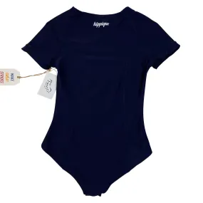 Hippique Short Sleeve Bodysuit in Navy - Children's Medium