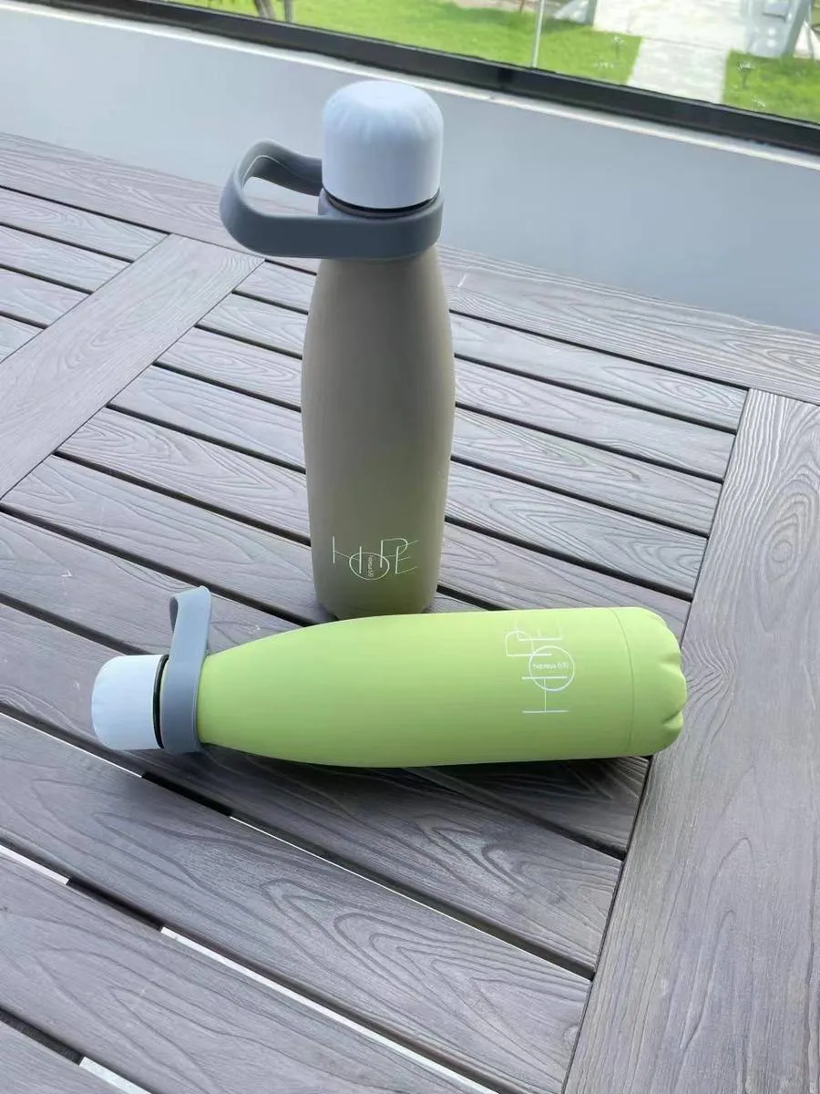 HOPE (Hebrew 6:19) Four-color Portable Sports Insulated Bottle, Frosted Body, Leak-proof Seal