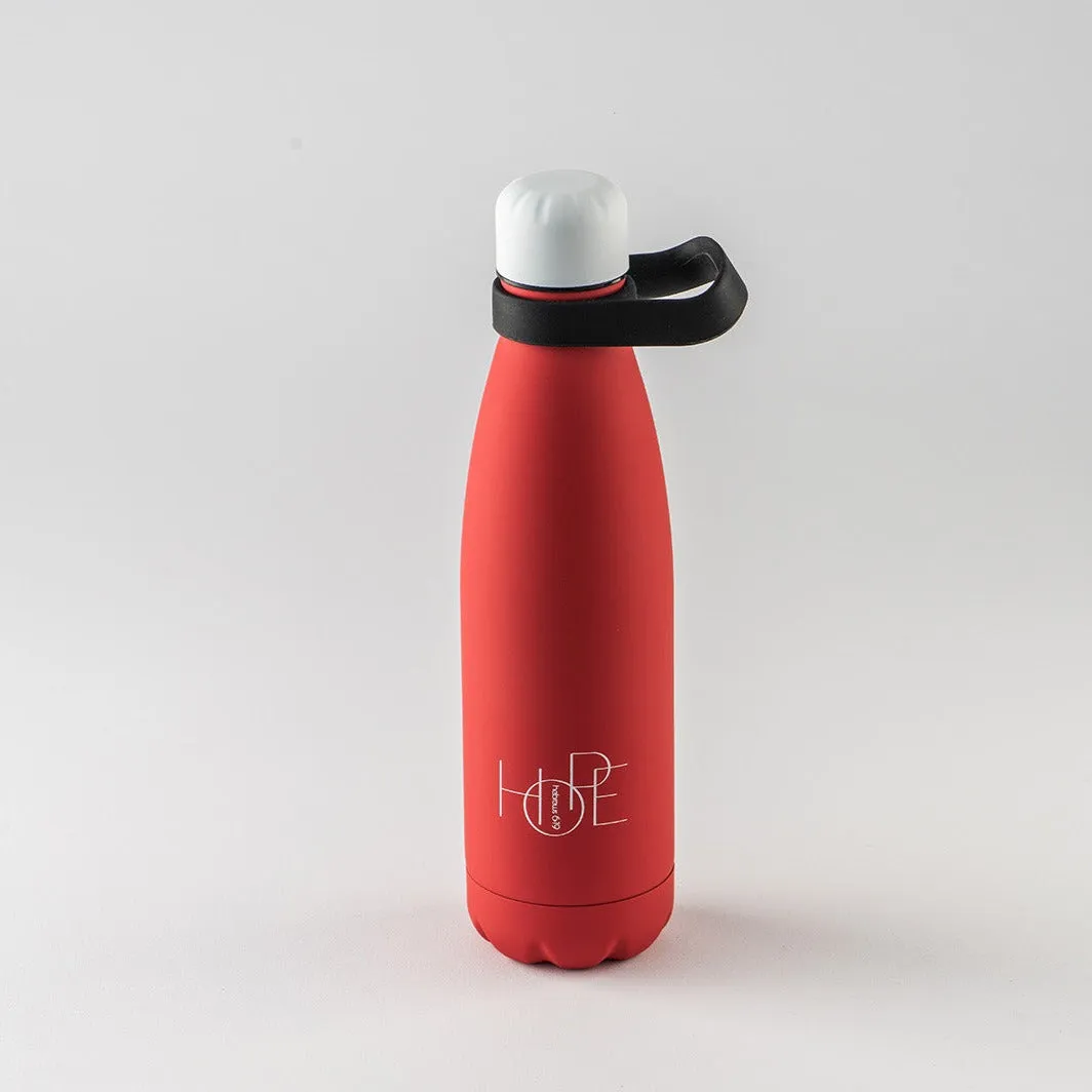 HOPE (Hebrew 6:19) Four-color Portable Sports Insulated Bottle, Frosted Body, Leak-proof Seal