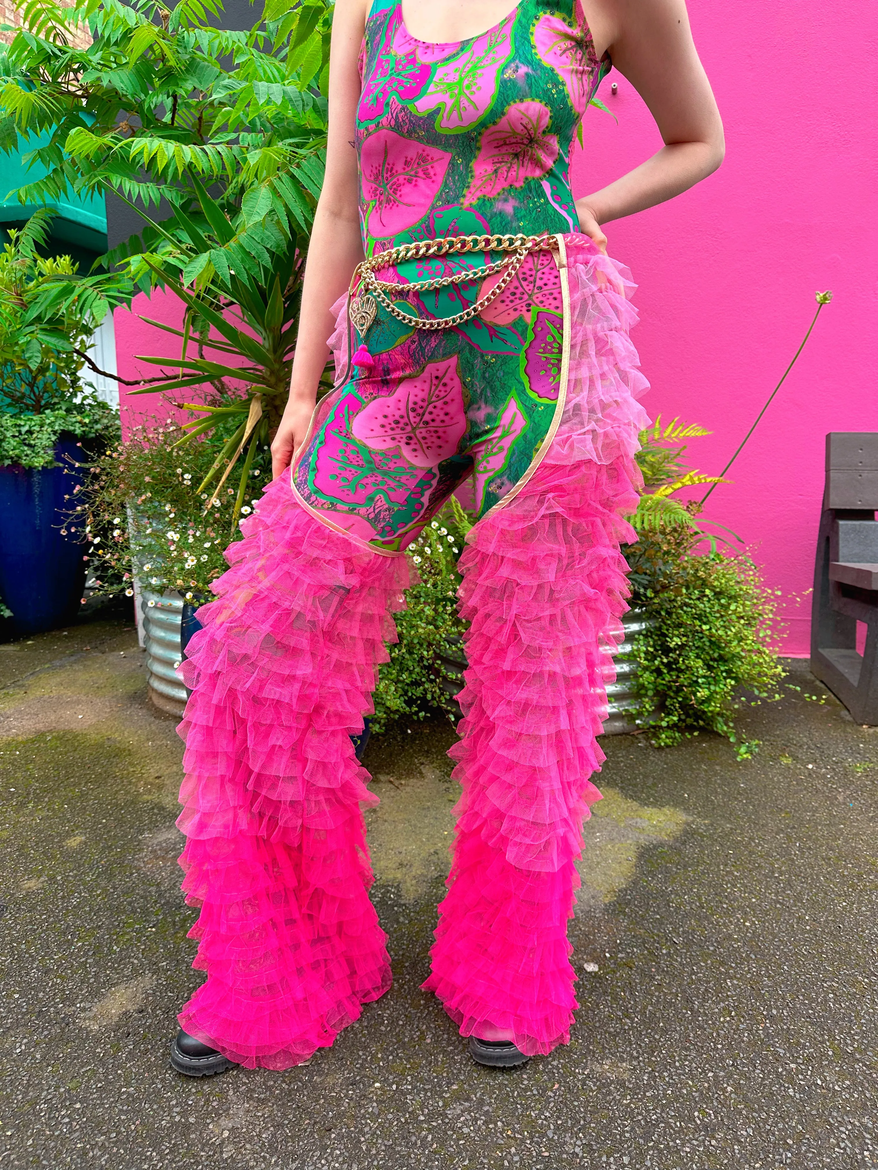 Hot Pink Layered Chaps