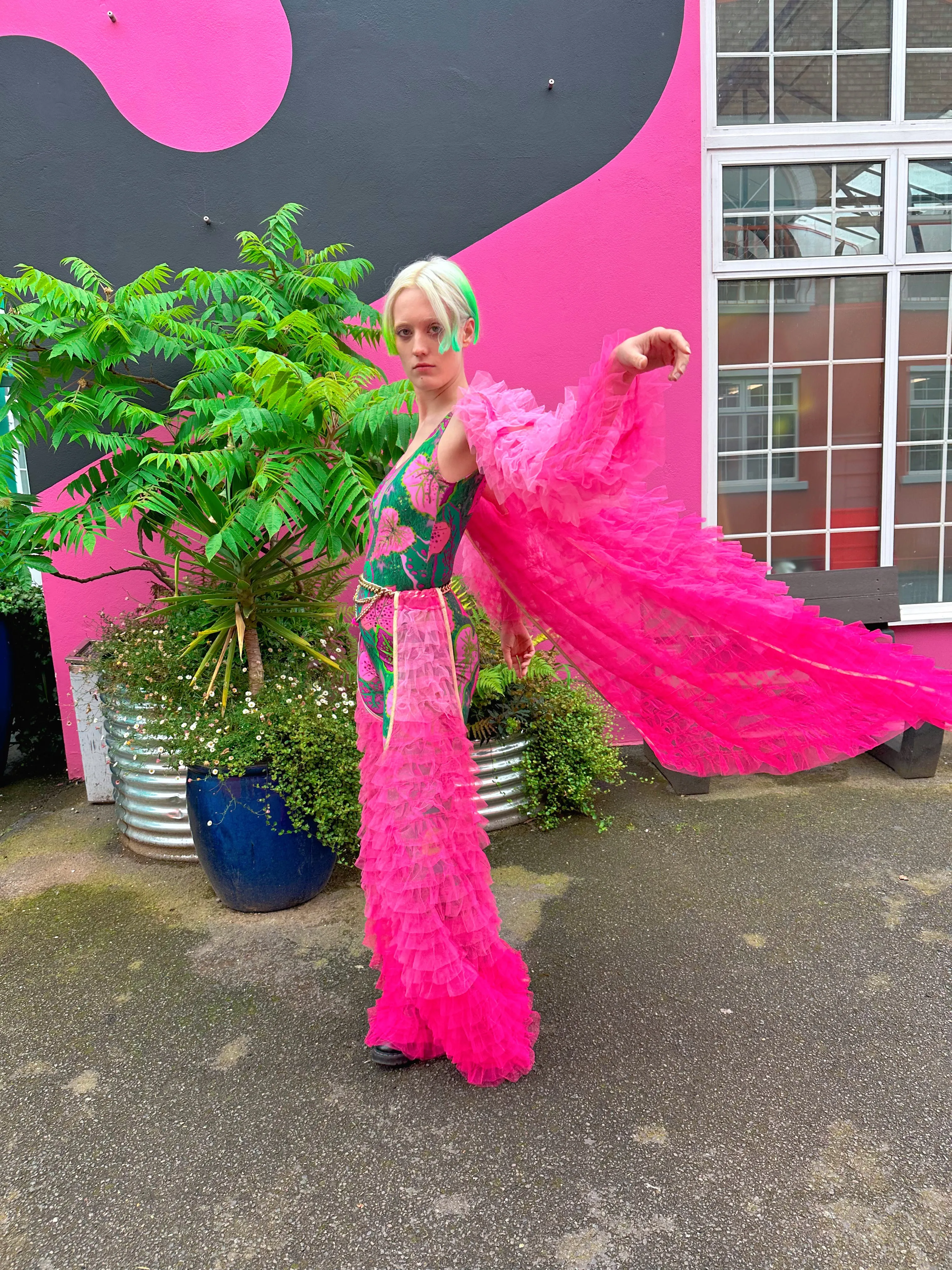 Hot Pink Layered Chaps