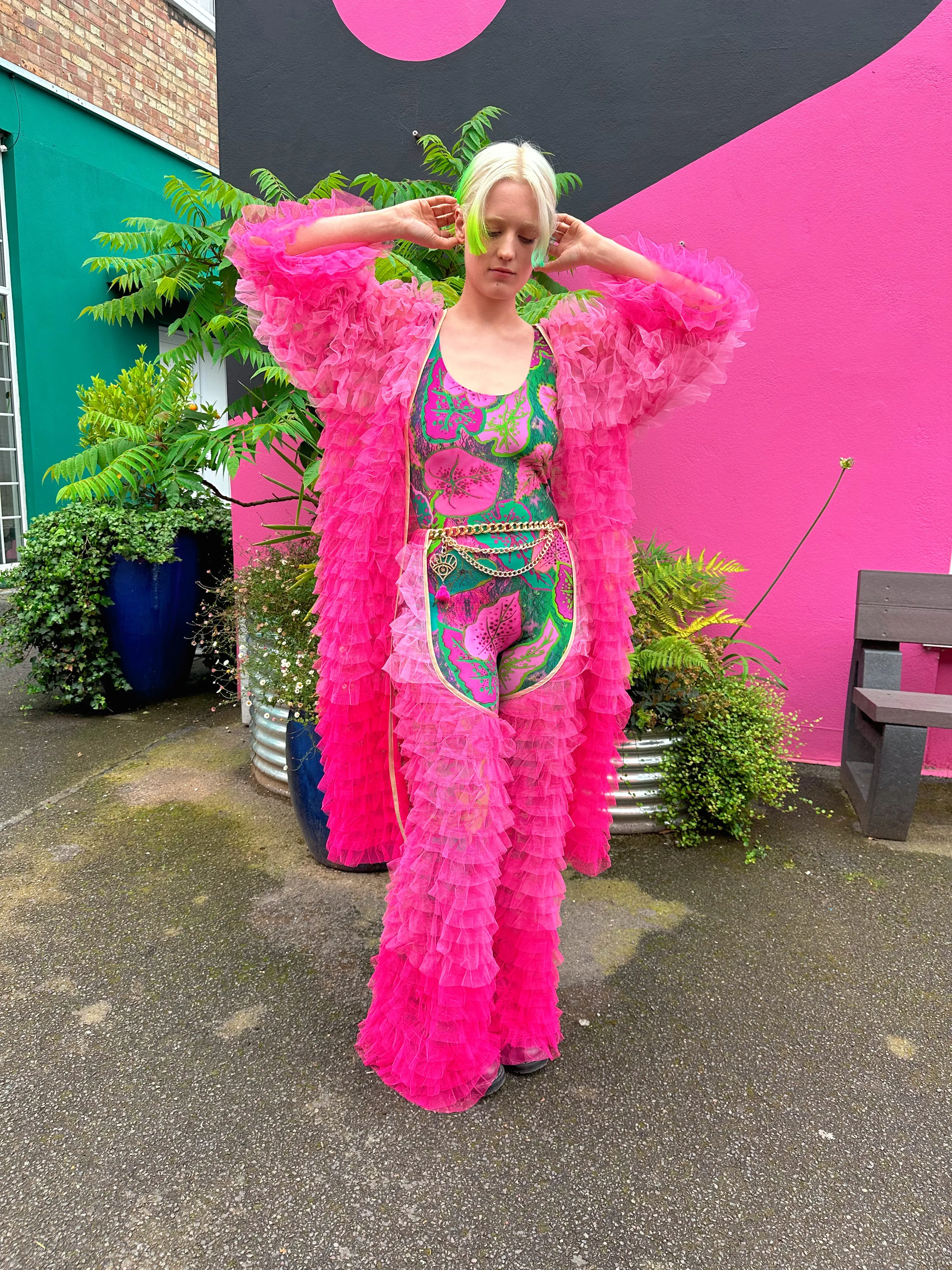 Hot Pink Layered Chaps