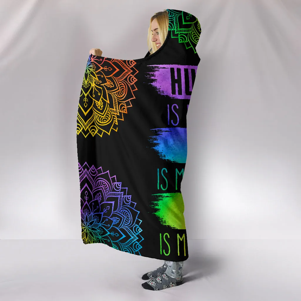 Humanity Hooded Blanket