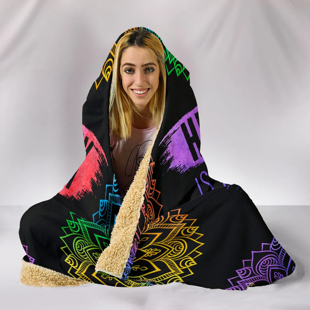 Humanity Hooded Blanket