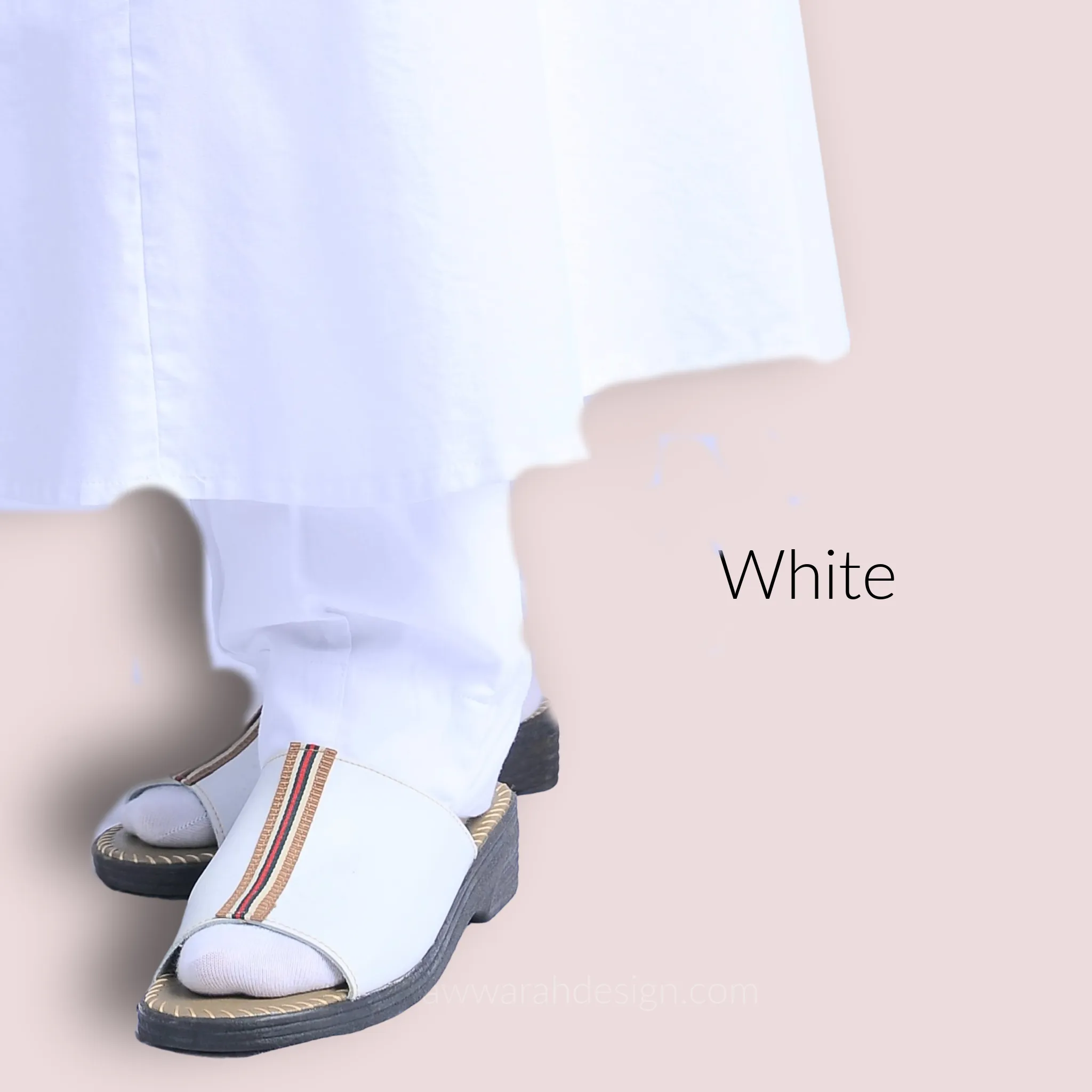 Ihram Pantsuit B ~ White