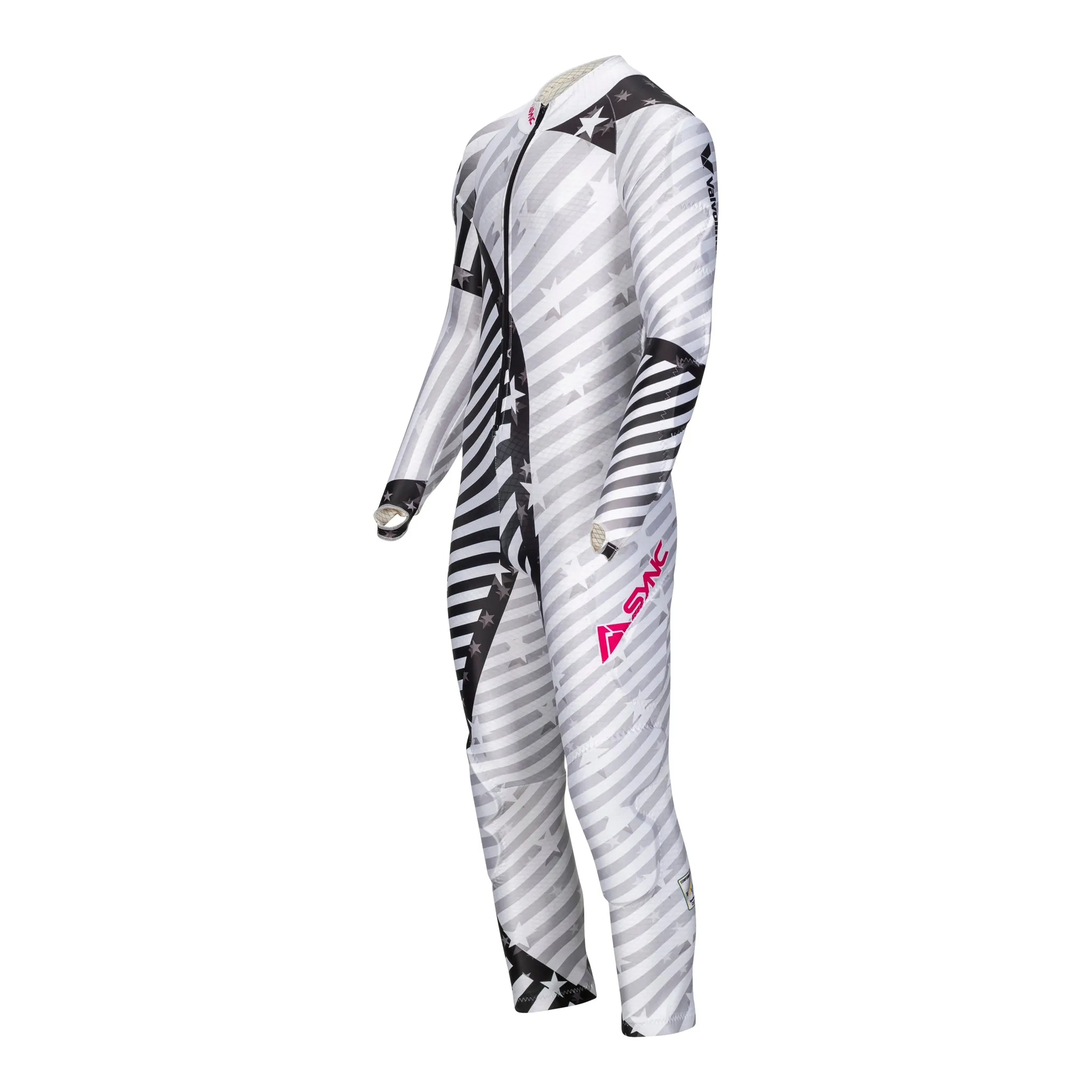 Indie Adult Race Suit - White/Pink