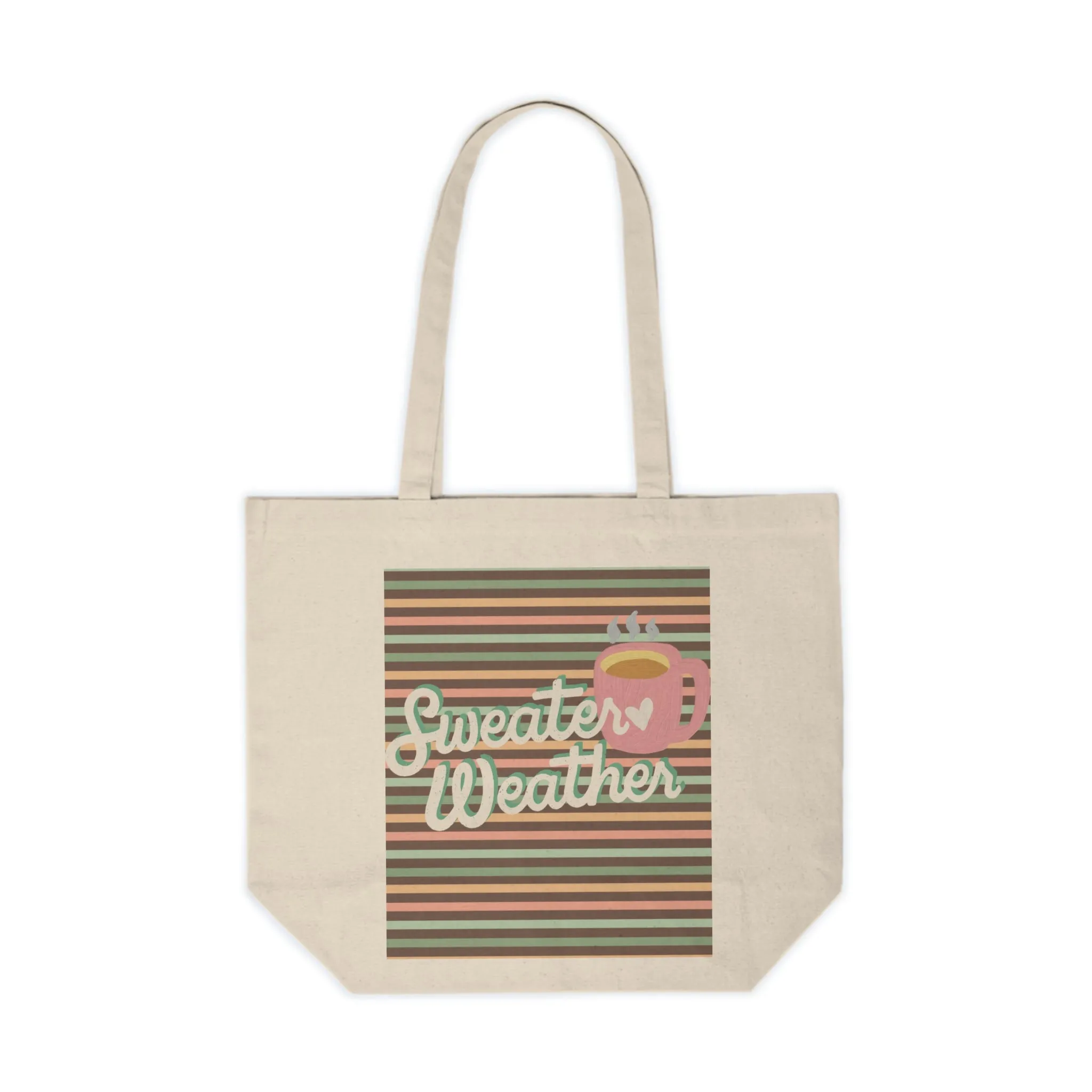 It's Sweater Weather - Canvas Shopping Tote