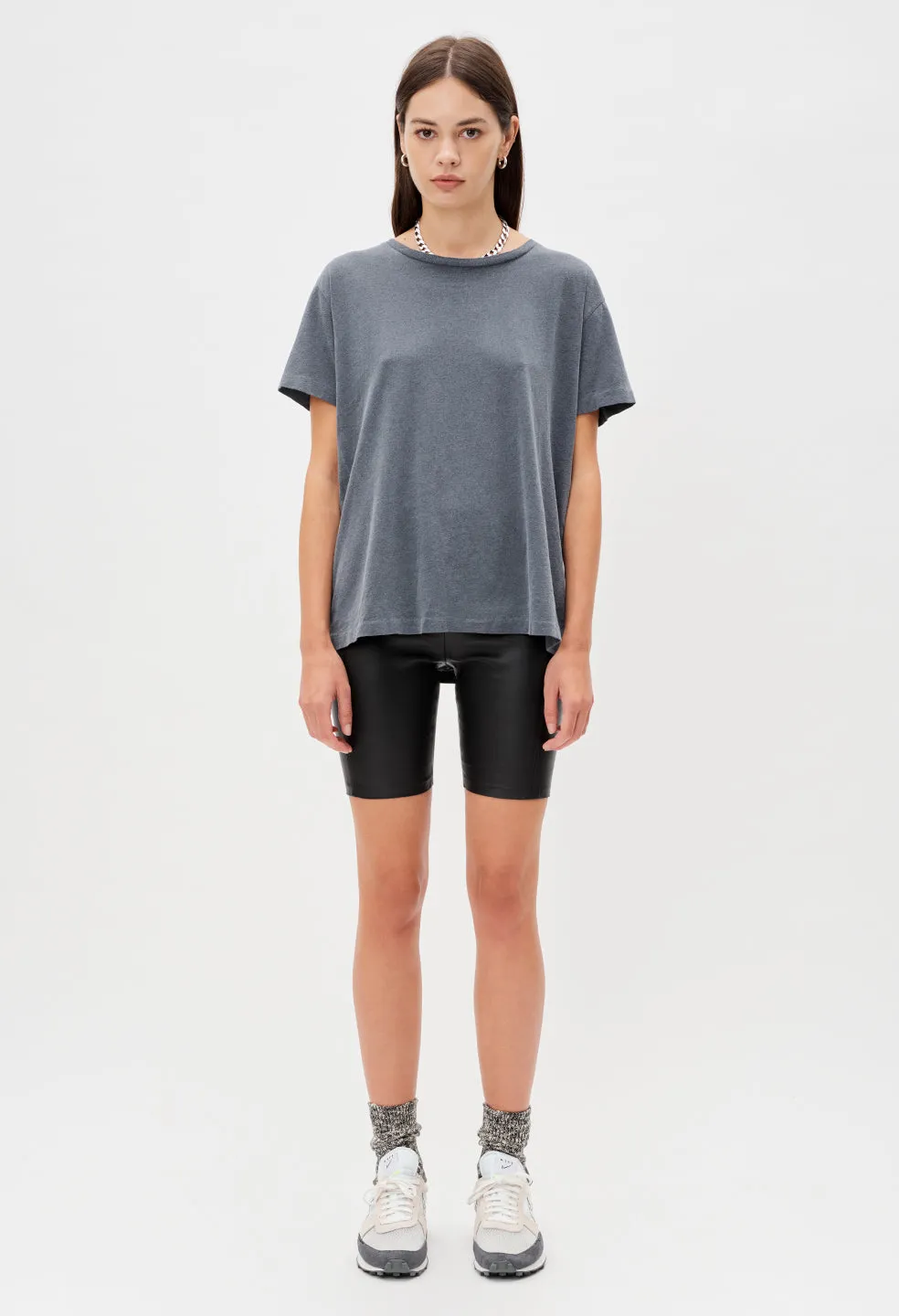 Jersey Relaxed Tee / Steel