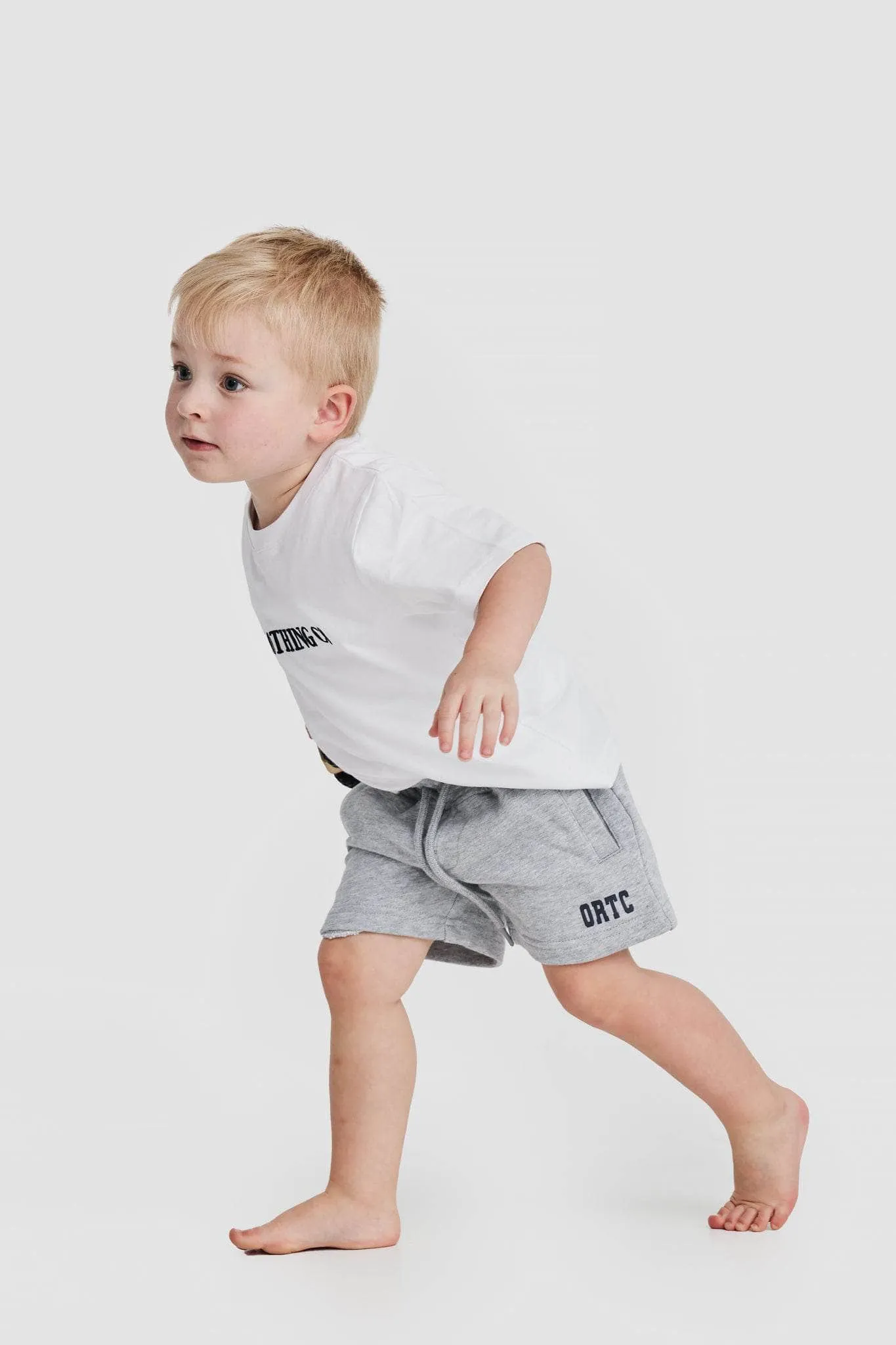 Jnr Lounge Shorts Grey Marle