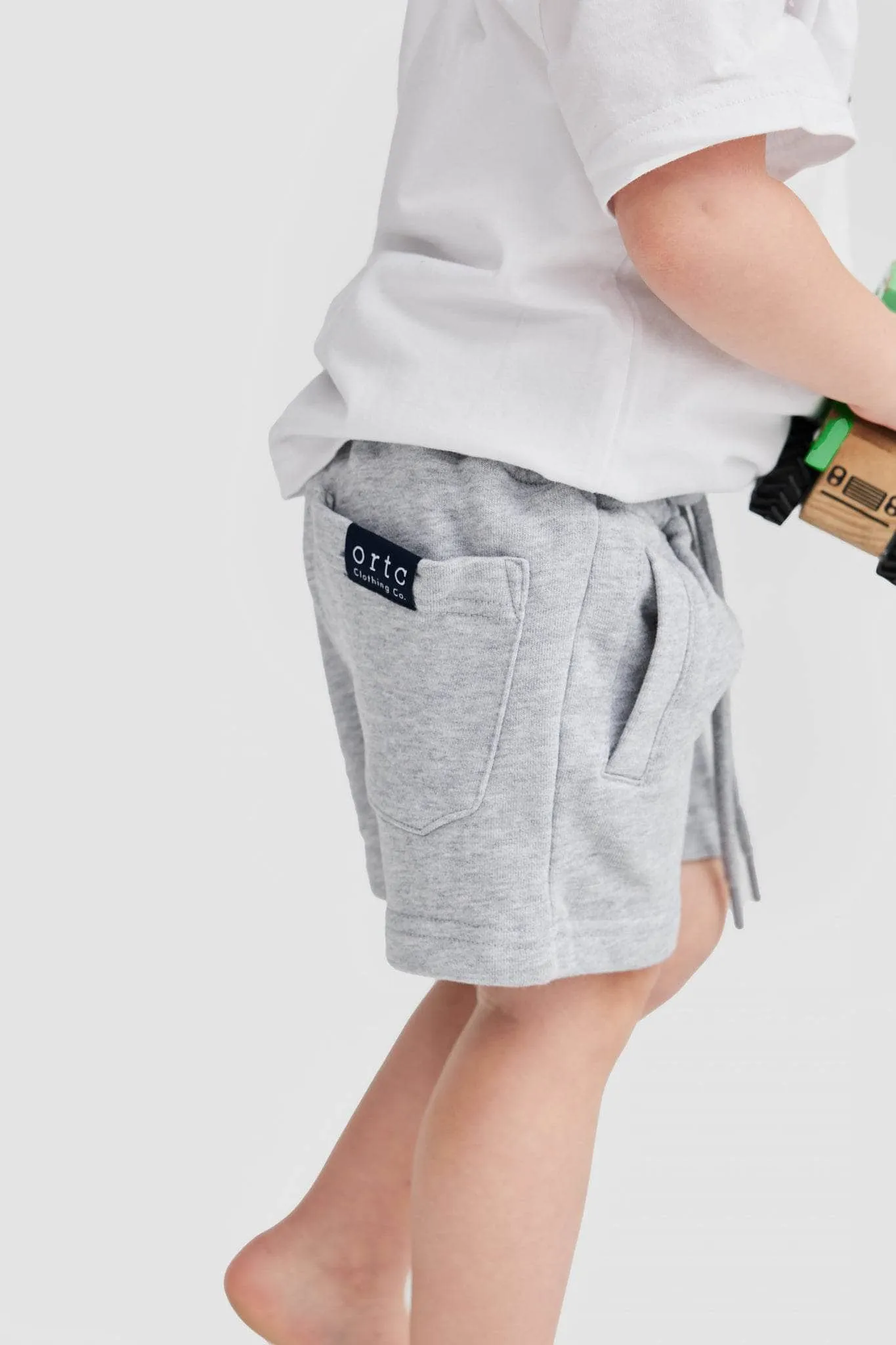 Jnr Lounge Shorts Grey Marle