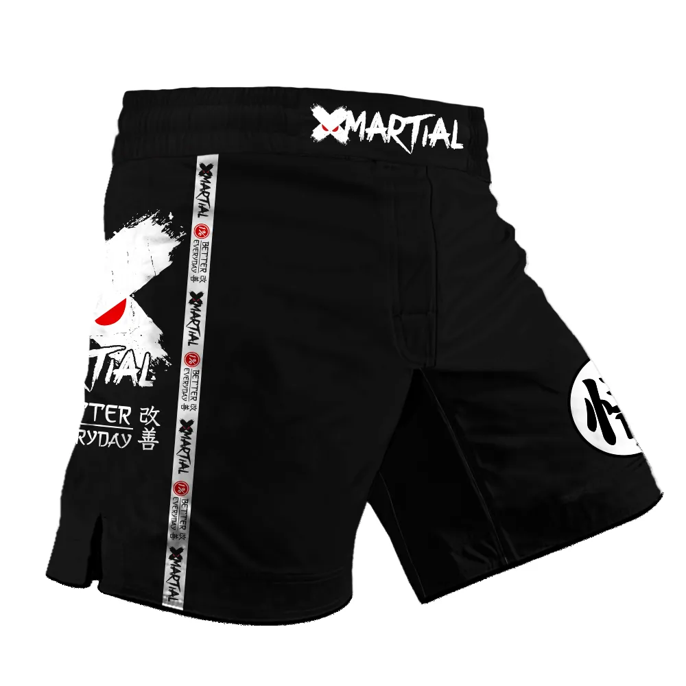 Kanji Black 2.0 Hybrid BJJ/MMA Shorts