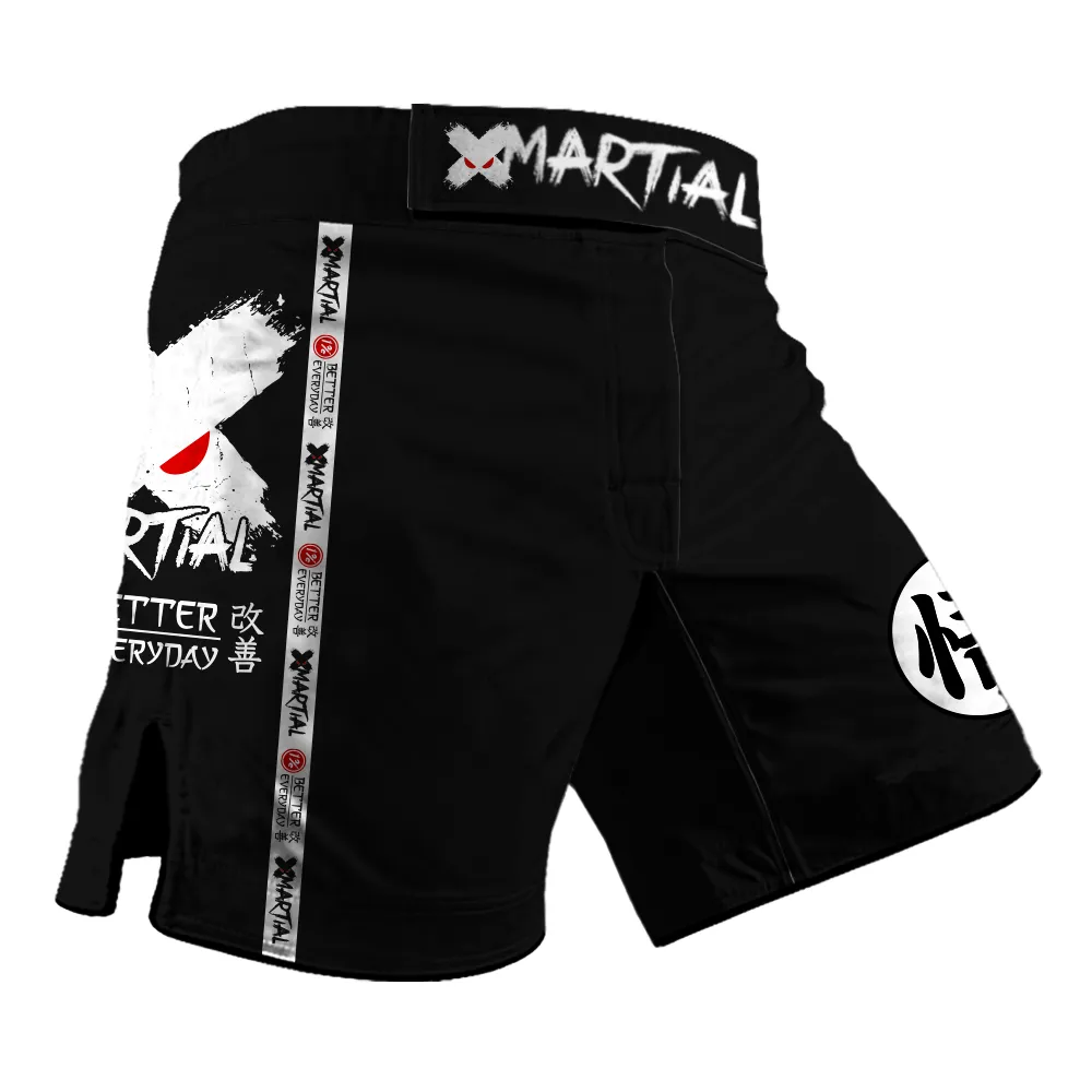 Kanji Black 2.0 Hybrid BJJ/MMA Shorts