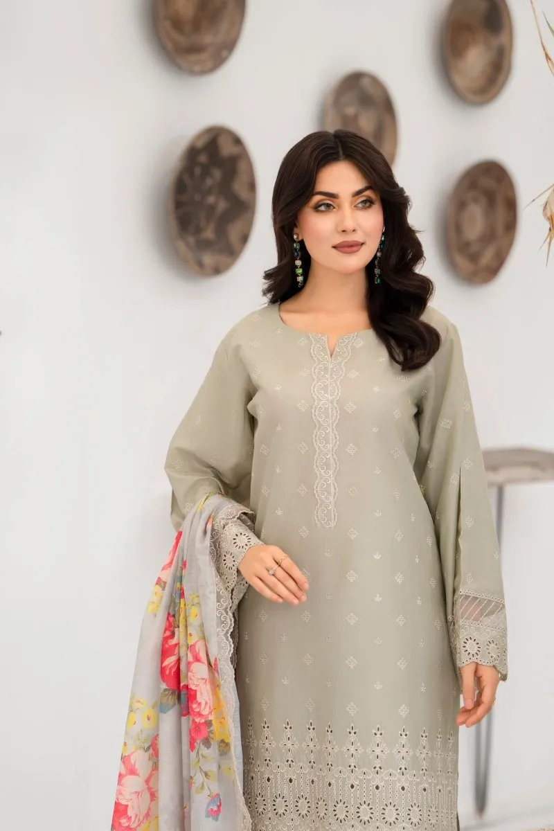 Karma Embroidered Chikankari Cotton Lawn Suit KAR121