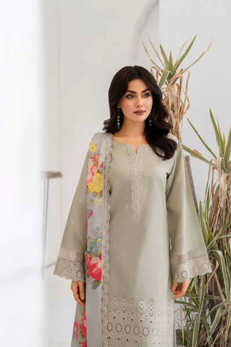 Karma Embroidered Chikankari Cotton Lawn Suit KAR121