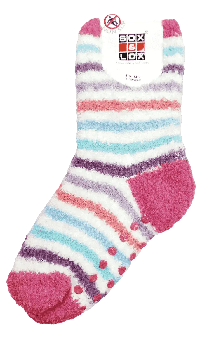 Kid's Bed Socks [Non Slip] - Large