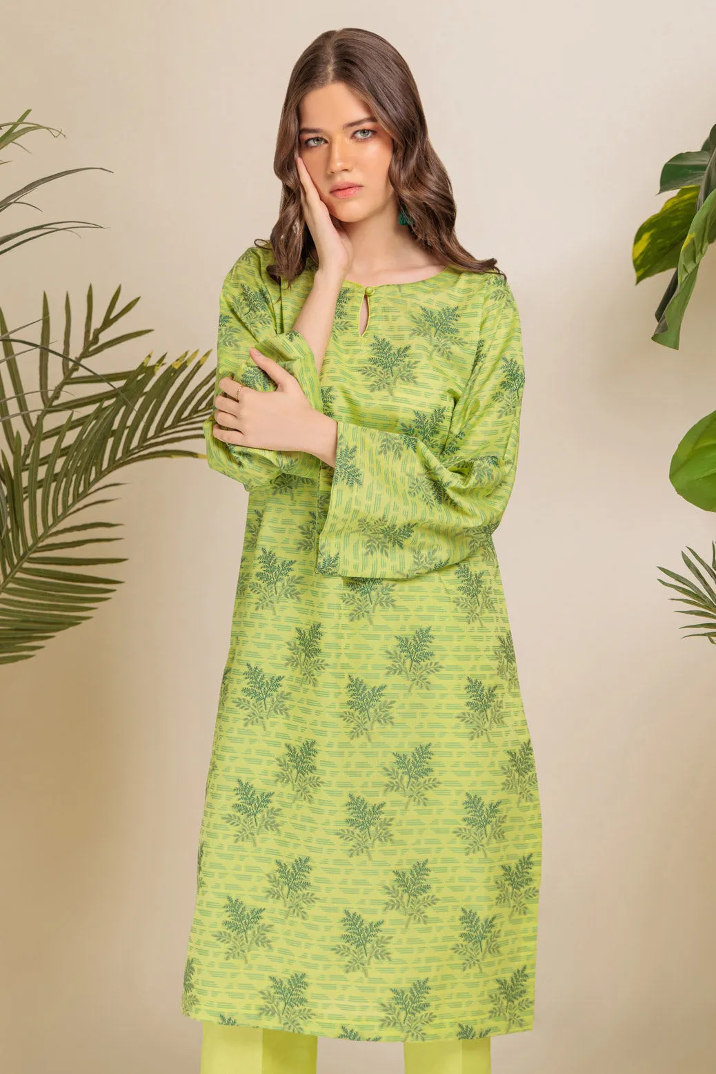 L-GREEN-JACQUARD-2 PIECE (WJ2232P01) BIN 29 R10