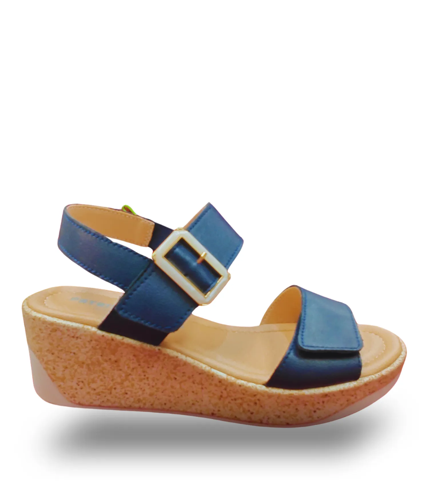 Ladies Patrizio Como Sandals Wedge Navy Agergola sale