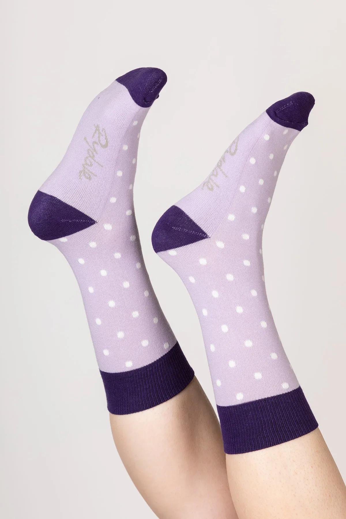 Ladies Polka Dot Ankle Socks