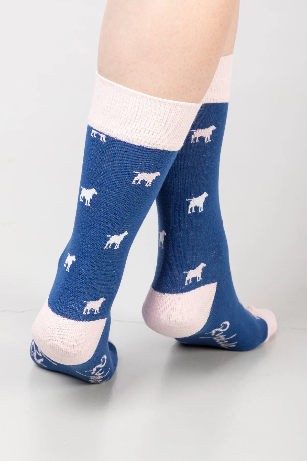 Ladies Wagging Dog II Ankle Socks