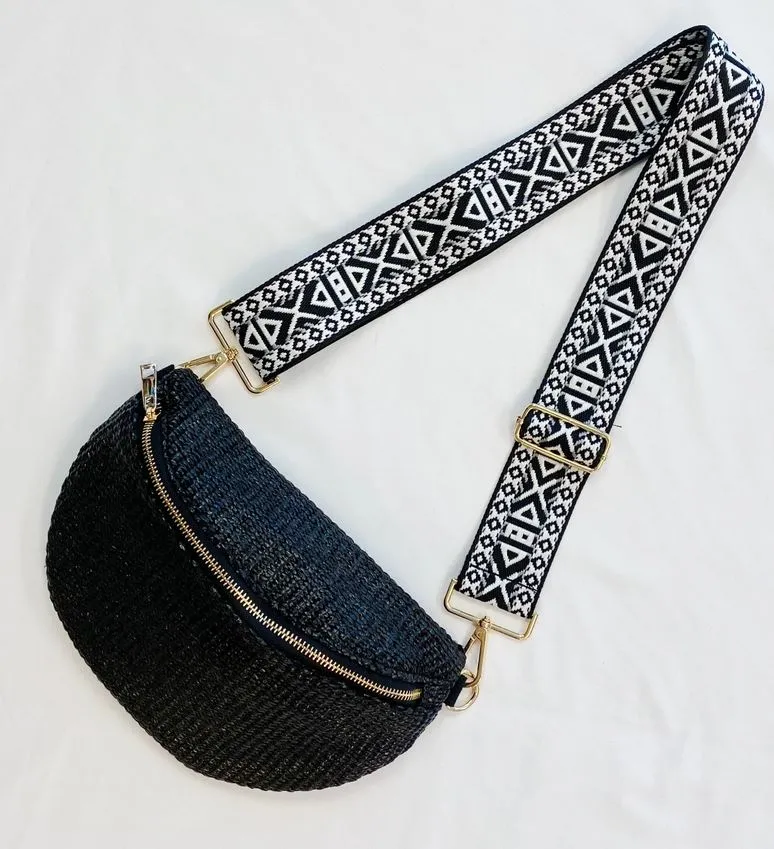 Last Few! Woven Strap, Sling Bag