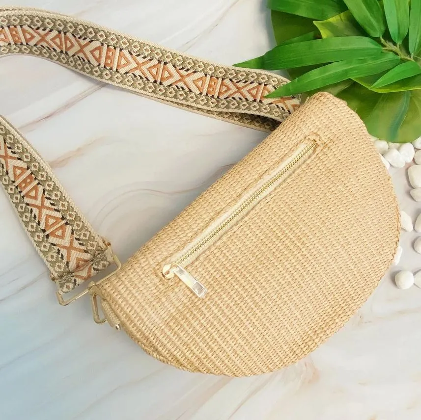 Last Few! Woven Strap, Sling Bag